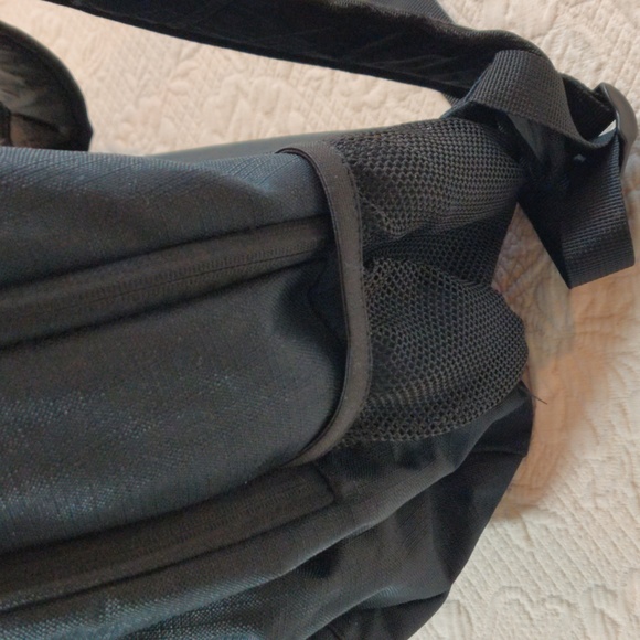 Roxy Black With White Polka Dot Accented Backpack - Picture 9 of 14